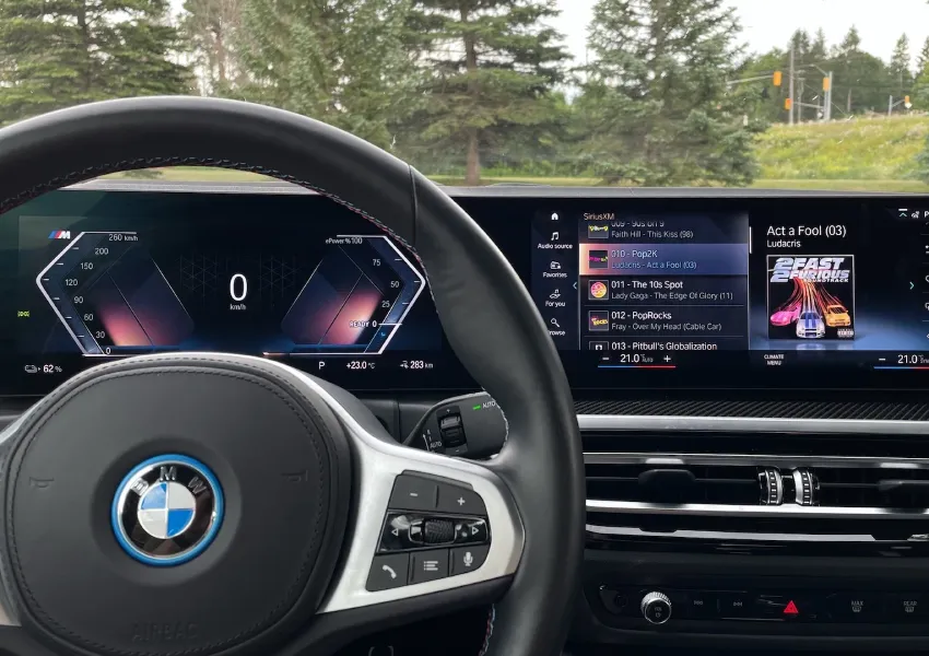 BMW's iDrive system 